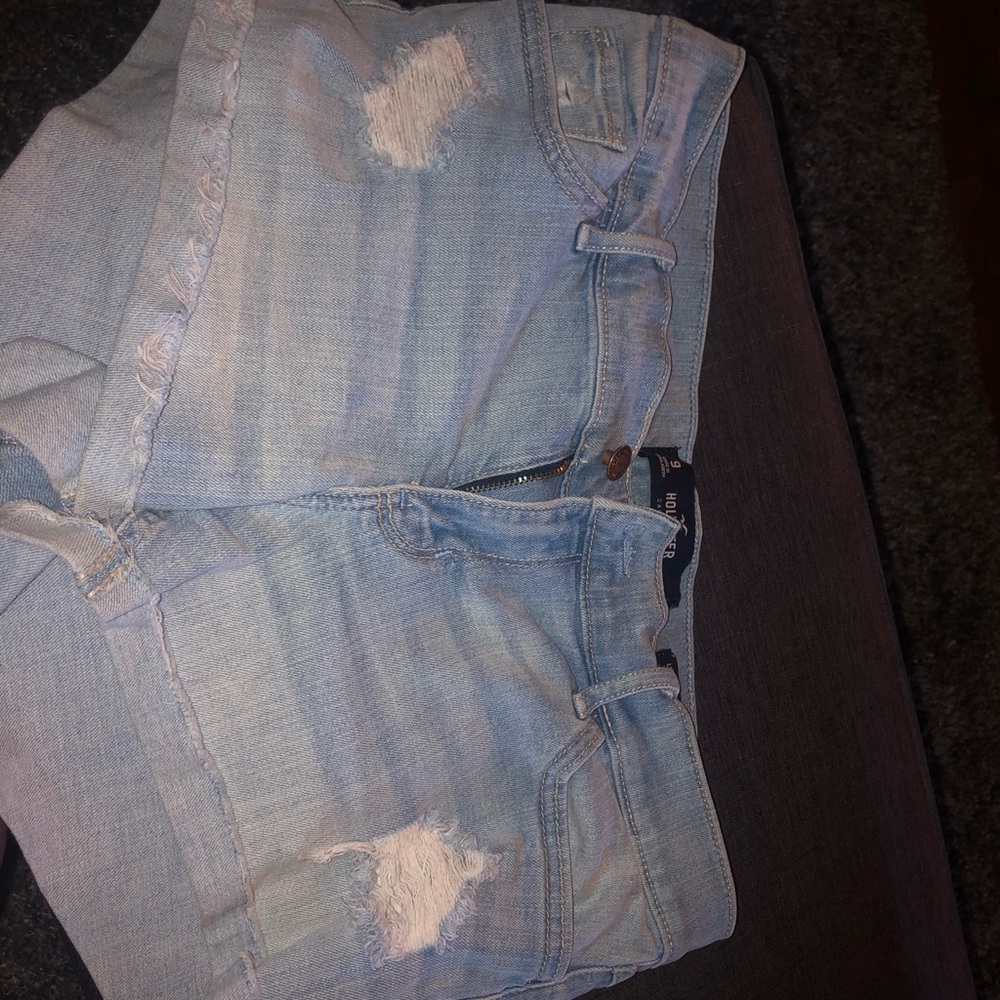 Hollister light destroyed shorts